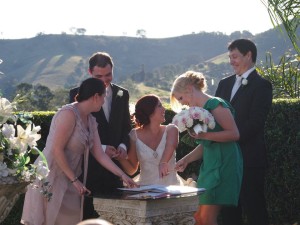 WEDDING Sahra Ji and Luke signing - Tamzin