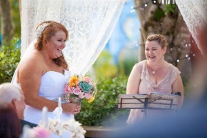 bride and celebrant funny moment (Medium)